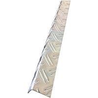 Rothley Checkerplate Aluminium Angles 2.5m x 30mm x 54mm 3 Pack (724JP)