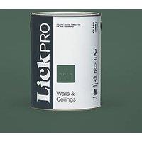 LickPro Max+ 5Ltr Green BS 14 C 39 Matt Emulsion Paint (724JY)