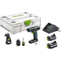 Festool TXS 10.8V 2 x 2.6Ah Li-Ion Cordless Multipurpose Drill (724PF)