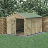 Forest Beckwood 8' x 11' 6" (Nominal) Apex Shiplap Timber Shed (724PW)