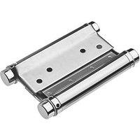 Smith & Locke Satin Nickel Spring Hinge 102mm x 137mm (724PY)