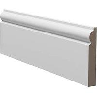 Essentials Primed MDF Torus Skirting Board 2400mm x 119mm x 18mm 4 Pack (724RE)