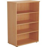 TC Group 3-Shelf Bookcase Beech 800mm x 1200mm (724TT)