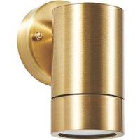 Zink Brac Outdoor Up or Down Wall Light Fitting Brass (724VJ)