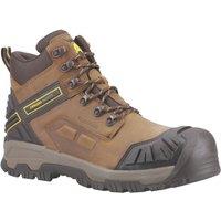 Amblers AS961C Quarry Size 6 Brown Waterproof Safety Boots (724XP)