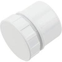 FloPlast Solvent Weld Access Plug White 50mm (72586)