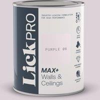 LickPro Max+ 1Ltr Purple 06 Matt Emulsion Paint (725TM)
