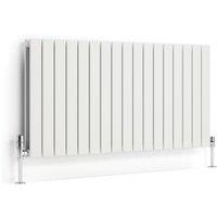 Terma Forte 600mm x 1254mm 4488BTU Matt White Horizontal Designer Radiator (726HE)
