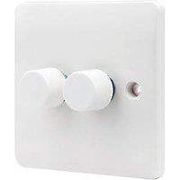 Vimark Pro 2-Gang 2-Way LED Dimmer Switch White (726PV)
