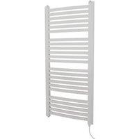 Ximax 1215mm x 580mm 2048BTU White Flat Electric Towel Radiator (726TP)