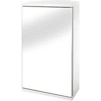Croydex 1-Door Bathroom Corner Cabinet White 300mm x 240mm x 500mm (72761)