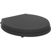 Ideal Standard Waverley Toilet Seat Solid Wood Black (727KN)