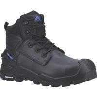 Amblers 980C Crusader Size 14 Black Waterproof Safety Boots (727XK)