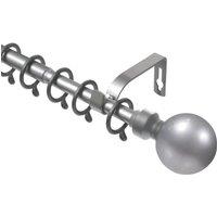 Renaissance Polished Silver Curtain Pole 16/13mm x 180-300cm (728CK)