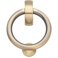 Hardware Solutions Door Knocker Ring Antique Brass 26mm x 178mm (728KK)