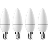 LAP E14 Candle LED Light Bulb 250lm 2.2W 4 Pack (728PP)