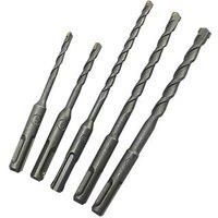 SDS Plus Shank Masonry Drill Bit Set 5 Pieces (7296V)