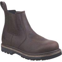 Amblers Carlisle Size 8 Brown Waterproof Occupational Dealer Boots (729XN)