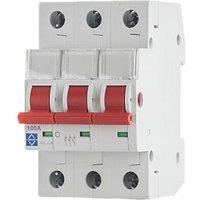Lewden 100A 3-Pole 3-Phase Mains Switch Disconnector (730HM)