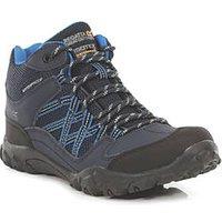 Regatta Edgepoint Mid-Walking Size 7 Womens Navy/Petrol Waterproof Non Safety Work Boots (730JW)