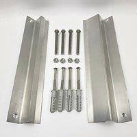 Ximax 110mm x 230mm Grey Radiator Ceiling Bracket Kit (730TR)