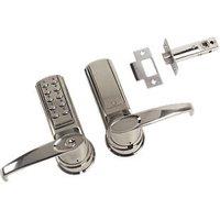 Codelocks CL4010 SS Electronic Medium Duty Push-Button Lock Tubular Latch (73102)