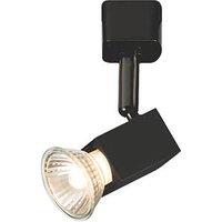 Knightsbridge 1-Circuit Light Fitting for Track Lighting Black (731GA)