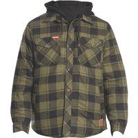 Hard Yakka Quilted Flannel Shacket Jacket Green 4X Large 52" Chest (732XJ)