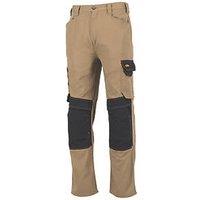 Site Coppell Work Trousers Tan/Black 40" W 32" L (733RV)
