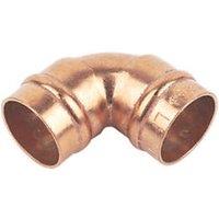 Flomasta Copper Solder Ring Equal 90 Elbows 15mm 10 Pack (73435)