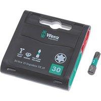 Wera Impaktor 867/1 1/4" 25mm Hex Shank TX30 TriTorsion Diamond Coated Bits 15 Pack (734FP)