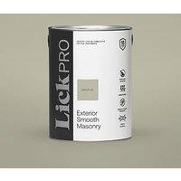 LickPro 5Ltr Smooth Green 01 Masonry Paint (734FW)