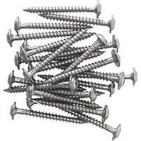 V-TAC Rounded Thread Forming Solar Fixing Wood Bolts 8mm x 80mm 100 Pack (734RN)