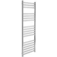 Towelrads 1200mm x 500mm 1071BTU Stainless Steel Flat Designer Towel Radiator (734RY)