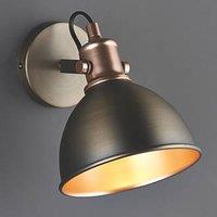 Quay Design Orion Adjustable Wall Spotlight Matt Pewter (734VG)