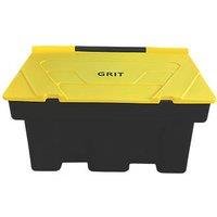 Essentials Eco-Friendly Stackable Grit Bin Black/Yellow 350Ltr (735FX)