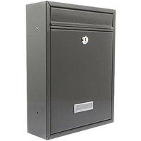 Burg-Wachter Trent Post Box Black Metallic (735PH)