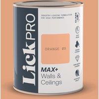 LickPro Max+ 1Ltr Orange 05 Matt Emulsion Paint (735TM)