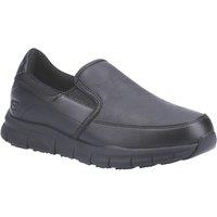 Skechers Nampa Annod Size 3 Womens Black Slip-On Occupational Work Shoes (735XT)