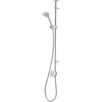 Aqualisa Smart Link Gravity-Pumped Ceiling-Fed Chrome Thermostatic Shower (736JK)