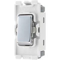 British General Nexus 20A Grid SP Centre Off Control Switch Polished Chrome (736PY)