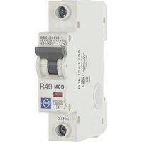 Lewden 40A SP B Curve MCB (736TN)