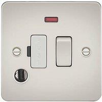 Knightsbridge 13A Switched Fused Spur & Flex Outlet with LED Pearl (736VF)