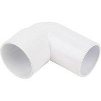 FloPlast Conversion Bends 90 White 40mm 5 Pack (73715)