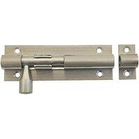 Smith & Locke Straight Barrel Door Bolt Satin Nickel 76mm (737PY)