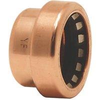 Tectite Sprint Copper Push-Fit Stop End 15mm (7388G)