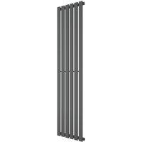 Azur Ilios 1800mm x 448mm 2966BTU Anthracite Vertical Designer Radiator (738YR)