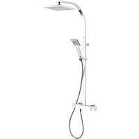Triton Muse Rear-Fed Exposed Chrome Thermostatic Bar Diverter Mixer Shower (73918)