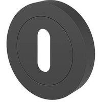 Smith & Locke Lormel Standard Escutcheon (Pair) Matt Black 50mm (739FK)