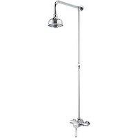 Bristan Colonial Rear-Fed Exposed Chrome Thermostatic Mixer Shower (739JE)